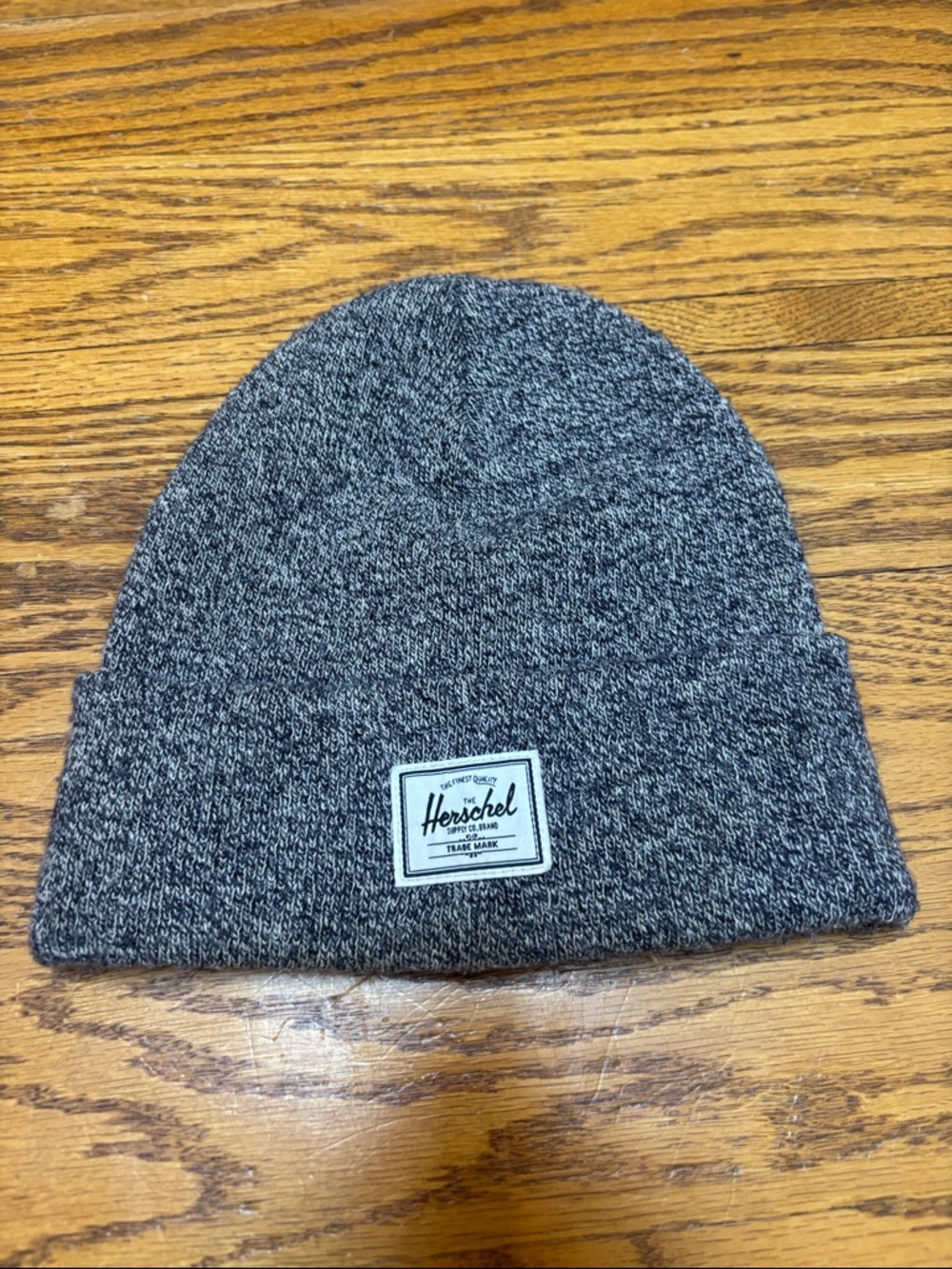 Herschel Supply Company Gray Knit Cuffed Beanie